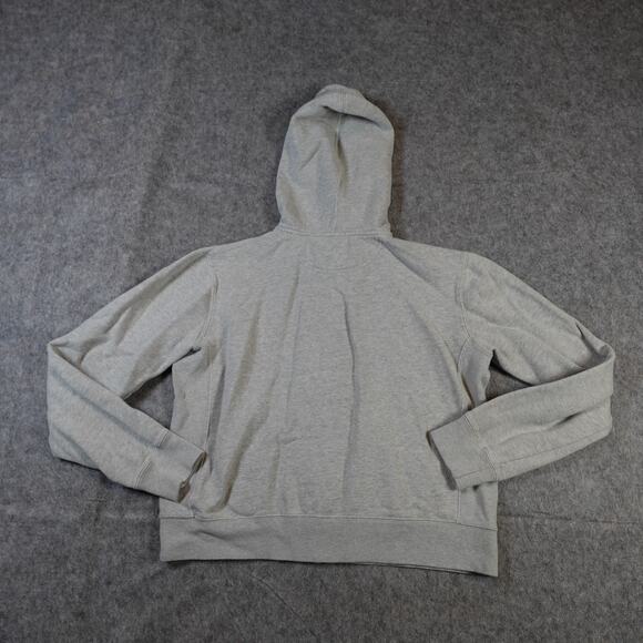 Polo Ralph Lauren Jacket Womens Large Full Zip Hooded Hoodie Gray Sport - Picture 3 of 7
